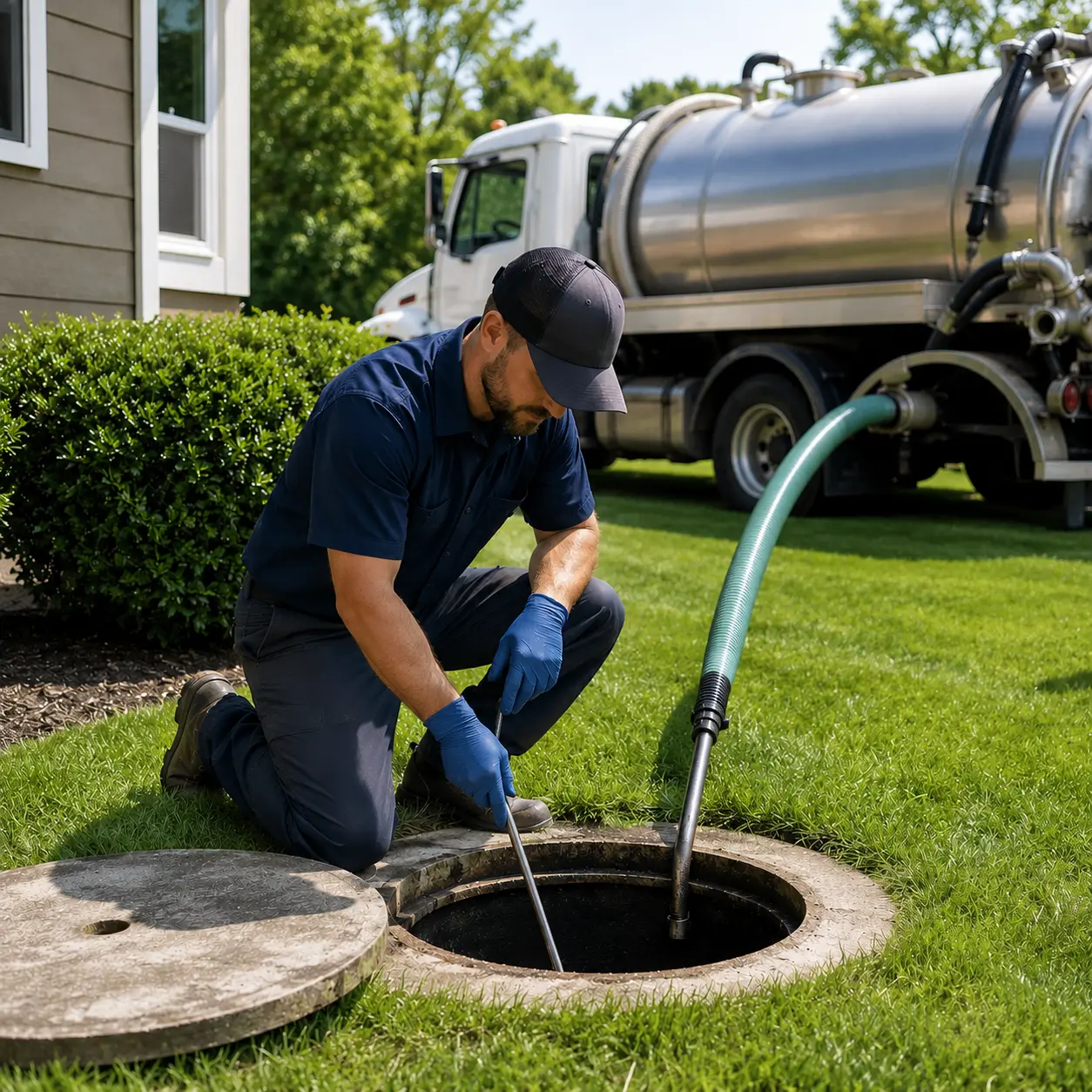 Septic system service in Ingersoll